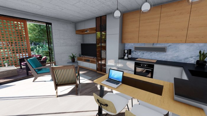 Desain interior rumah minimalis.4x10 2 lantai