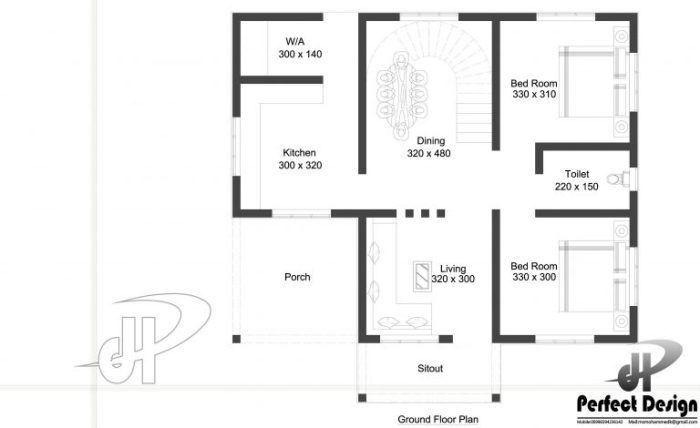 Desain interior rumah luas tanah 84