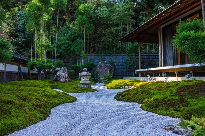 Desain interior taman rumah kayu jawa