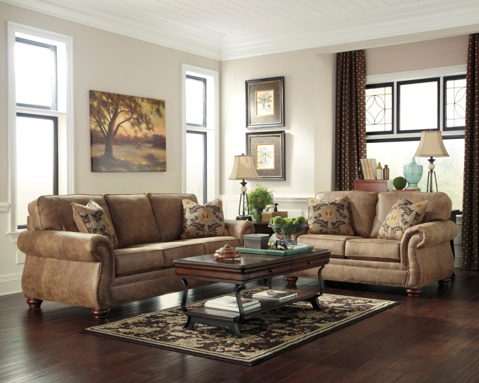 Living room set sofa earth ashley furniture sets loveseat family rooms leather sofas colemanfurniture couch wayfair country ideas collection rustic