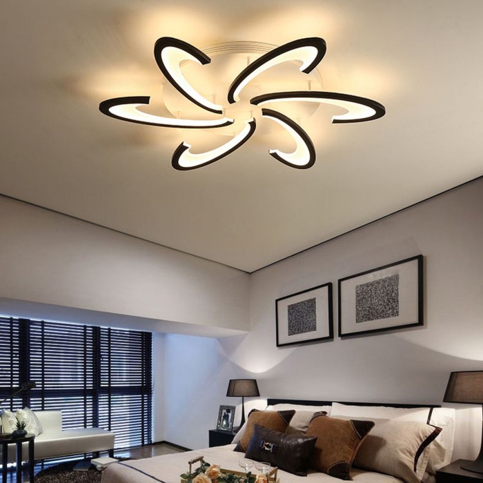 Ceiling led modern living room light bedroom lustres dining chandelier lighting fixtures lamps cool alexnld color white