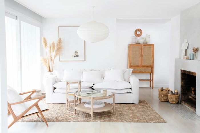 Wohnzimmer skandi boho