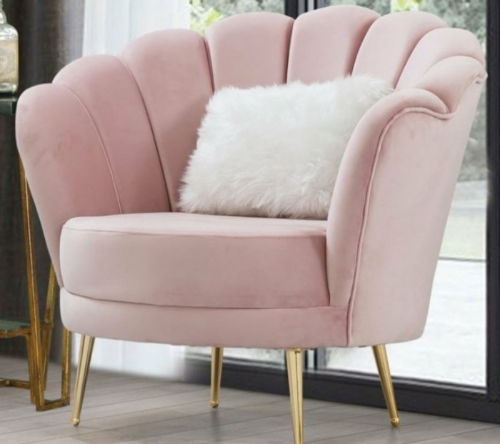 Wohnzimmer sessel rosa