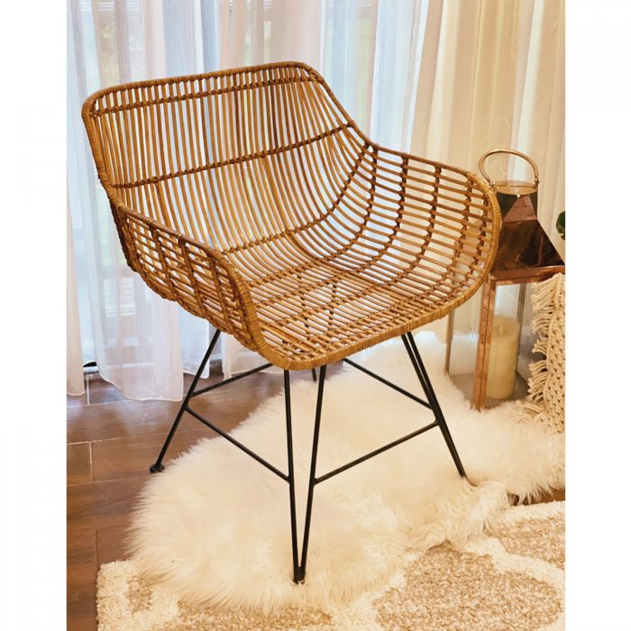 Wohnzimmer sessel rattan