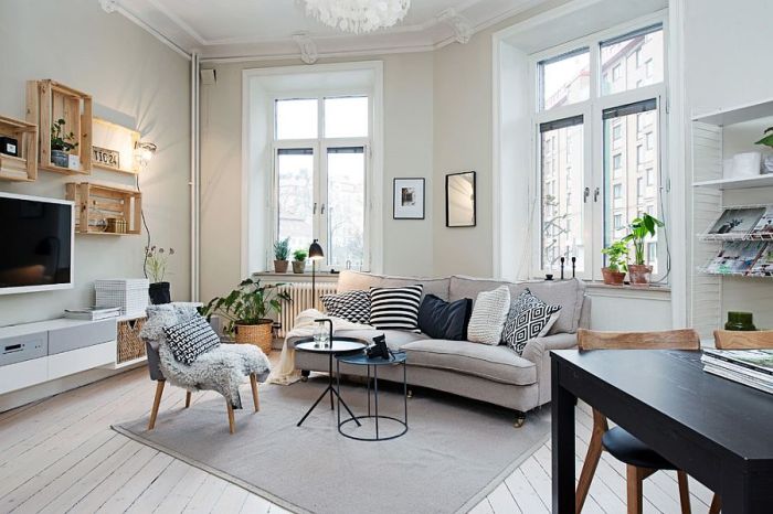 Scandinavian living style room rooms small design ideas decorating chic idea nordic interior studio wall decor swedish estilo nordico interiores