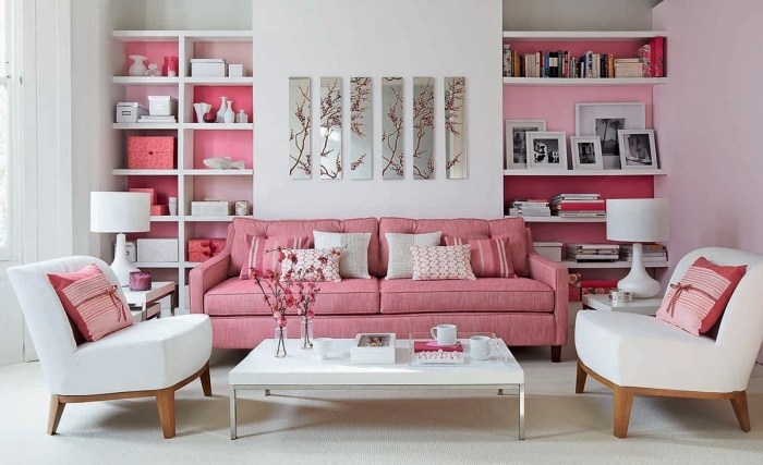 Wohnzimmer sessel rosa