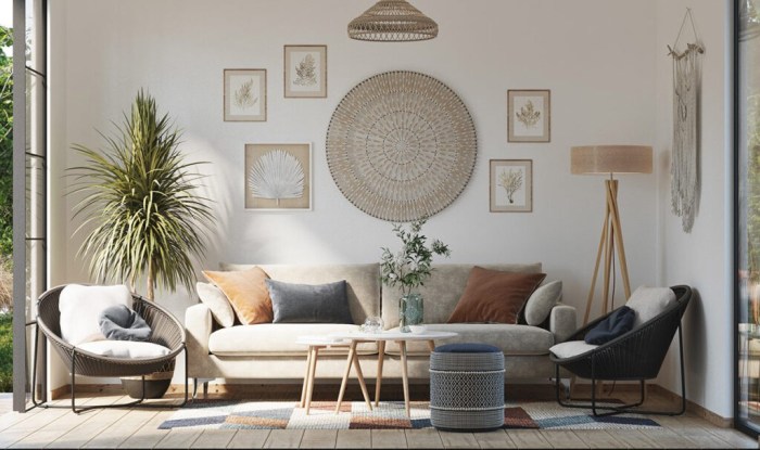 Wohnzimmer skandi boho