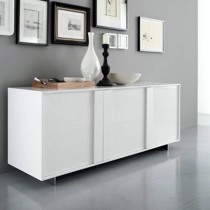 Wohnzimmer sideboard weiß hängend