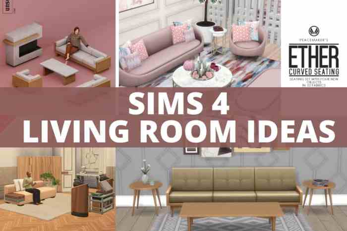 Wohnzimmer sims 4